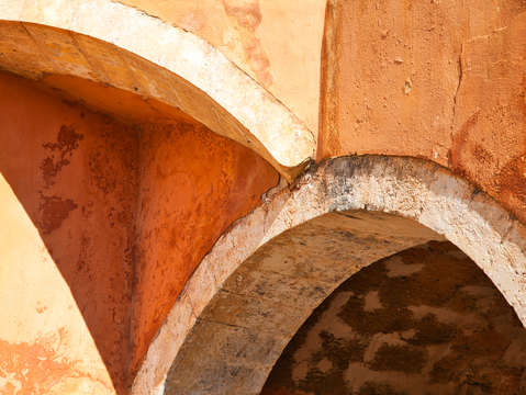 Stone arches crete