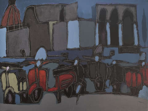 Vespas in florence