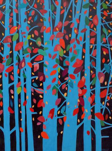 Blue trees 3