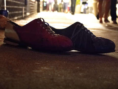 Bowling shoes off broadway
