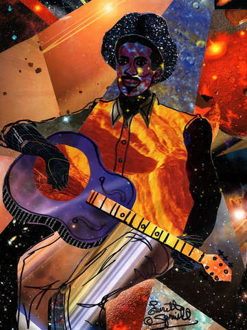 Galactic guitarist