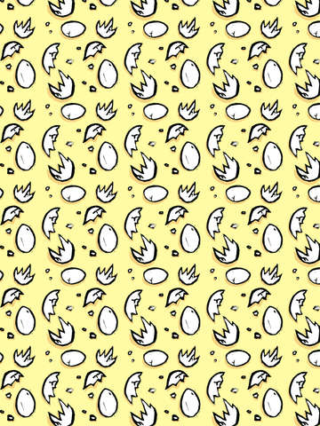 Cracked egg pattern