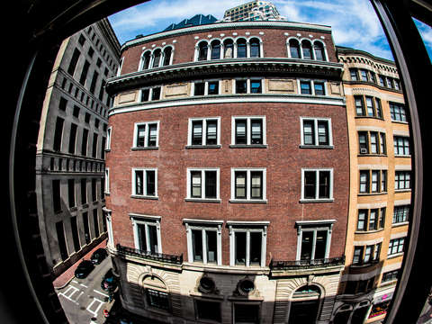 Boston hotel view