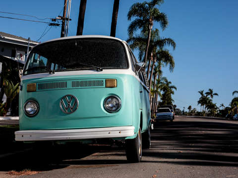 Volkswagen van on coronado island