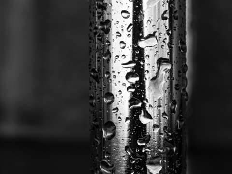 Raindrops on metal 2 2