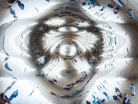 Abstract under the bean