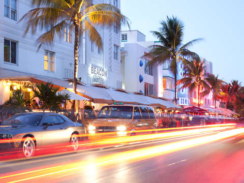 Traffic at ocean drive