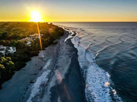 Sunrise on the beach dji 0631