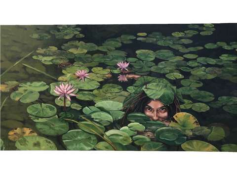 Lillian in the lillies