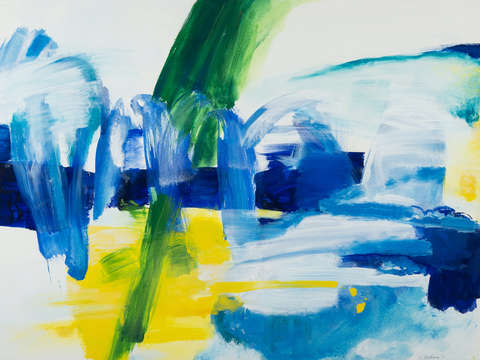 Aqueous experiment diptych left