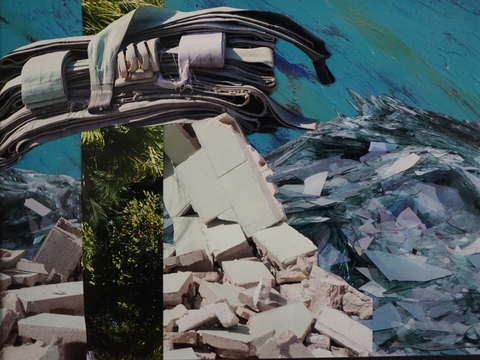 Seascape with block and hose