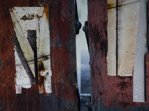 Red urban abstract