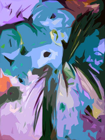 Blue flowers