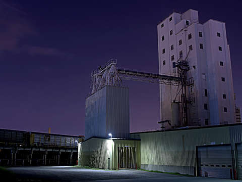 Factory at Night