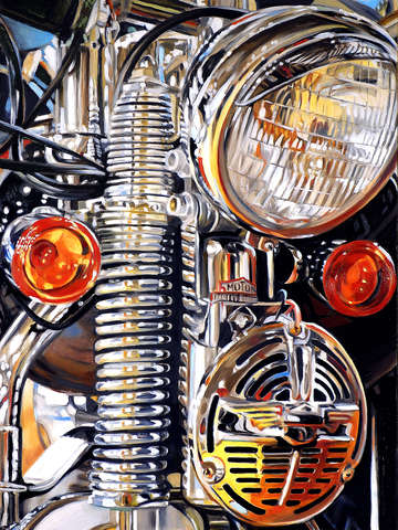 Three lights and a horn