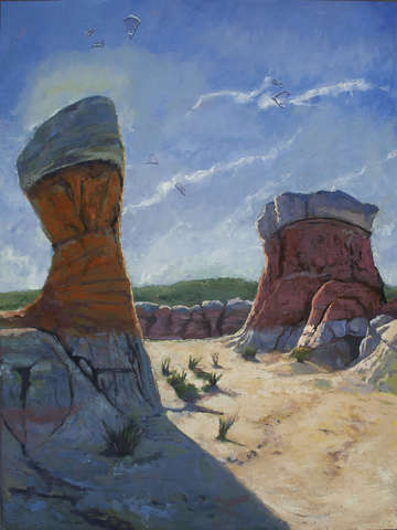 Clay and glass