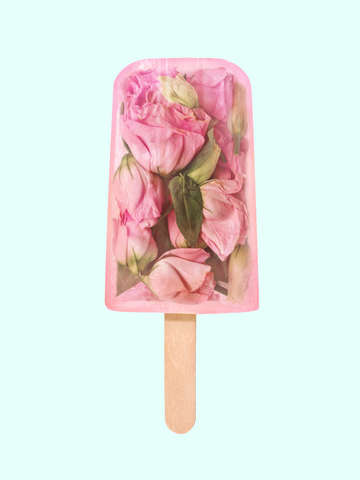 Floral popsicle