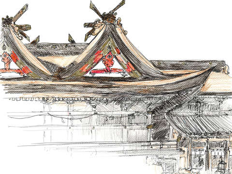 Peach temple