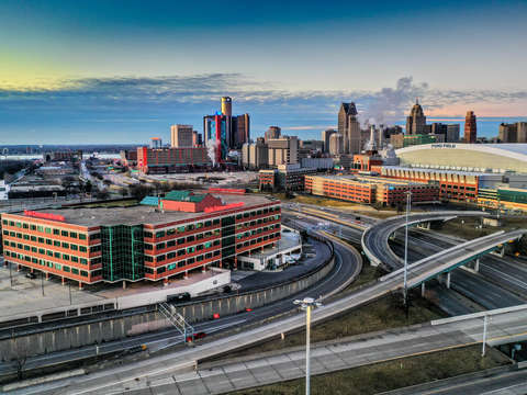 Crains and detroit downtown dji 0107