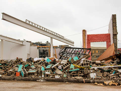 East nashville tornado damage