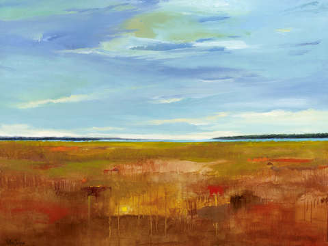 Blazing marsh