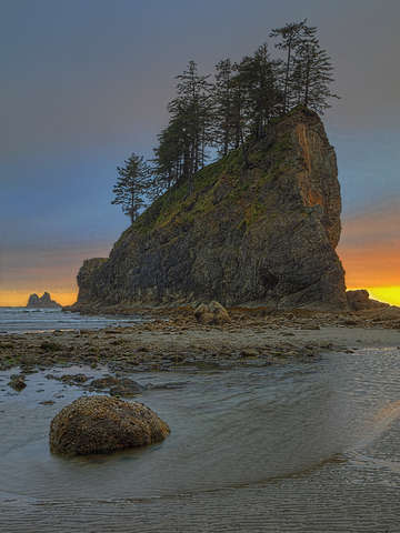 Second beach sunset