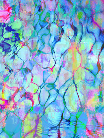 Tropical colorful abstract water13