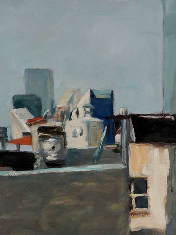 City in blue 2