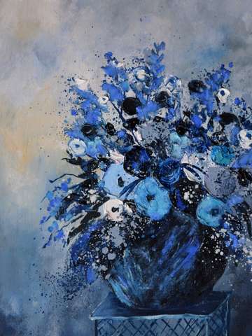 Blue still life