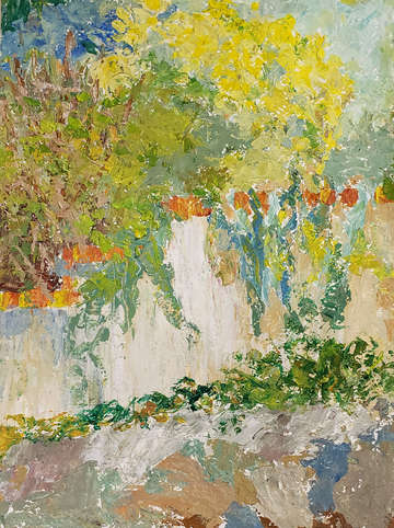 Allaire garden wall 2