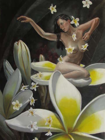 Plumeria birth of summer