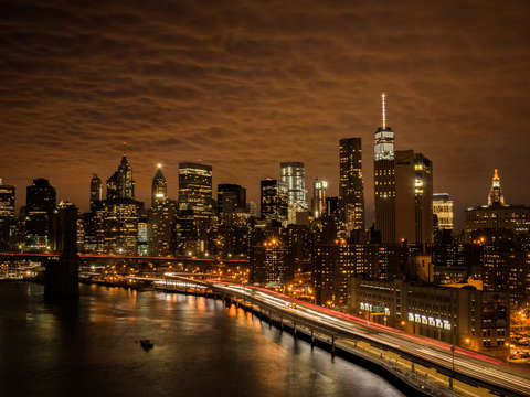 Late night from manhattan bridge