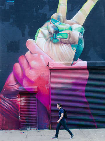 Graffiti stroll