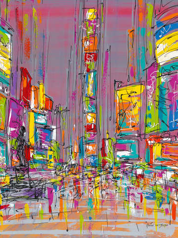 Times square portrait