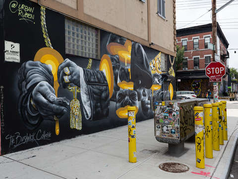 Biggie in bushwick brooklyn nyc