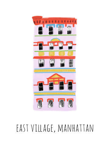 Iconic east village building