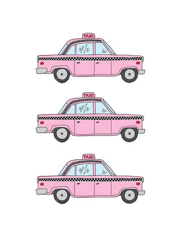 Pink taxis