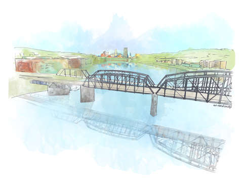 Hot metal bridge