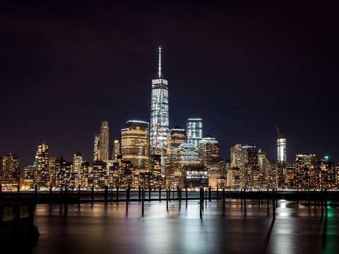 Nyc silver skyline