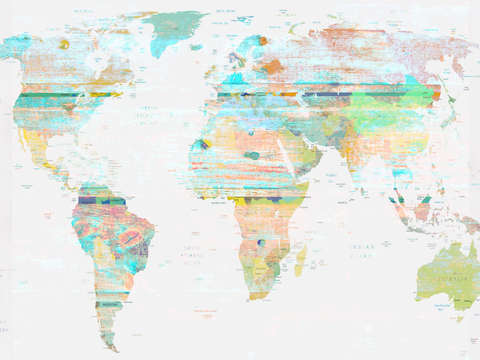 Blue accent map