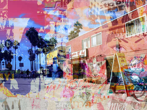 On venice beach