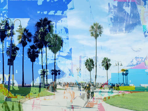 Venice blue sky