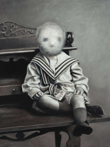 Child on bench