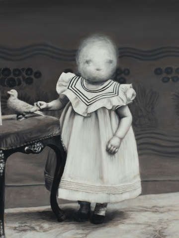 Child with bird
