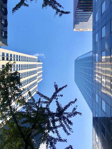 Midtown sky manhattan new york