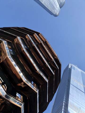 Vessel and sky hudson yard new york
