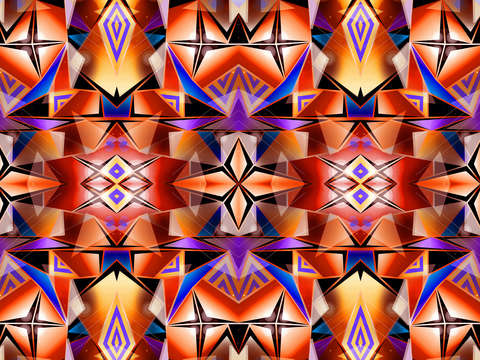 Teleports pattern red