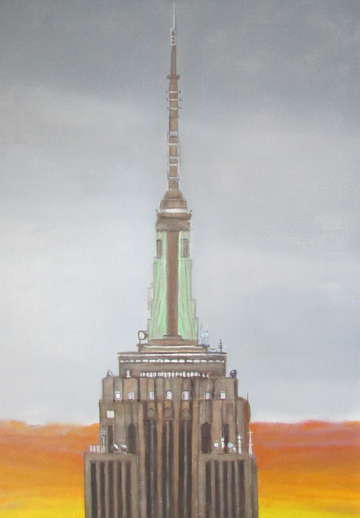 Empire state building sunrise