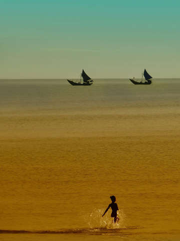 Dawn south china sea