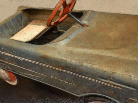 Charger pedal car